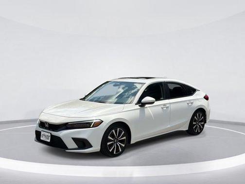 Platinum White Pearl 2023 Honda Civic EX-L
