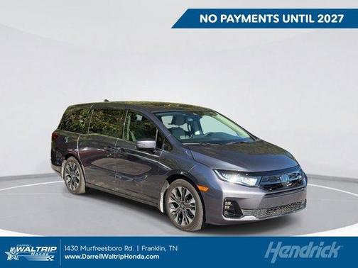 Modern Steel Metallic 2025 Honda Odyssey Elite
