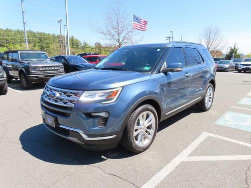 Blue Metallic 2018 Ford Explorer Limited