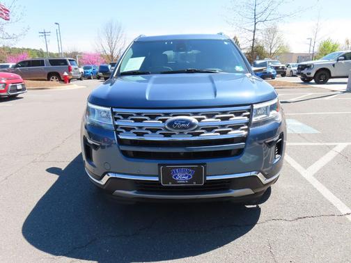 Blue Metallic 2018 Ford Explorer Limited