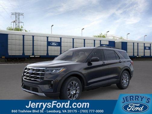 Agate Black Metallic 2026 Ford Explorer Active