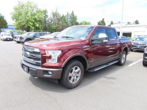 Burgundy 2017 Ford F-150 Lariat