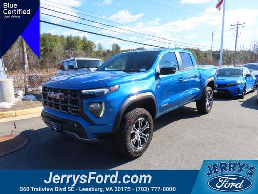 Dynamic Blue Metallic 2023 GMC Canyon AT4
