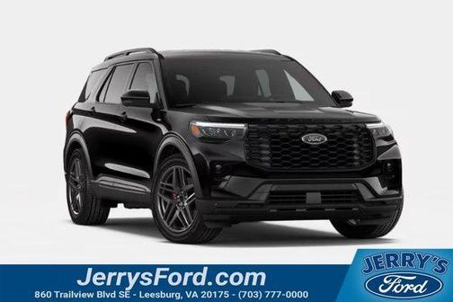 Agate Black Metallic 2026 Ford Explorer ST