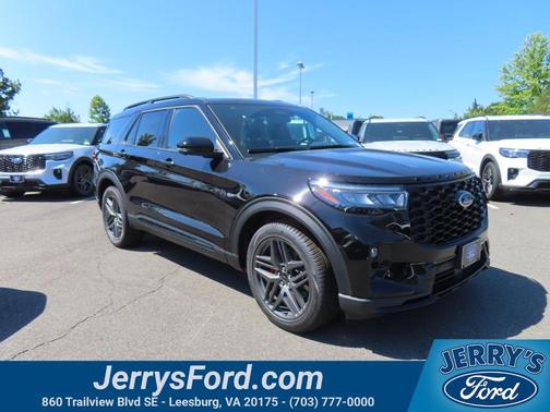 Agate Black Metallic 2026 Ford Explorer ST