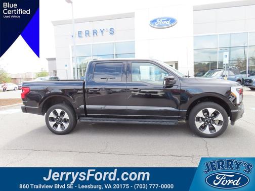 Black Metallic 2024 Ford F-150 Lightning Platinum