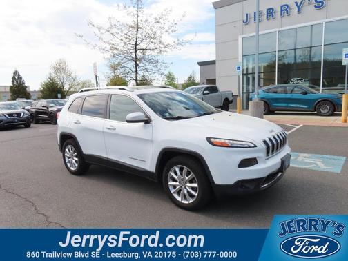 Bright White Clearcoat 2015 Jeep Cherokee Limited