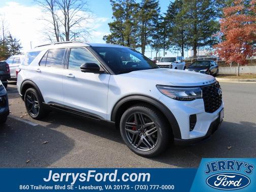 Space White Metallic 2026 Ford Explorer ST