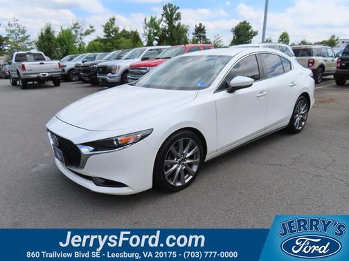 Snowflake White Pearl Mica 2019 Mazda Mazda3 FWD w/Select Package