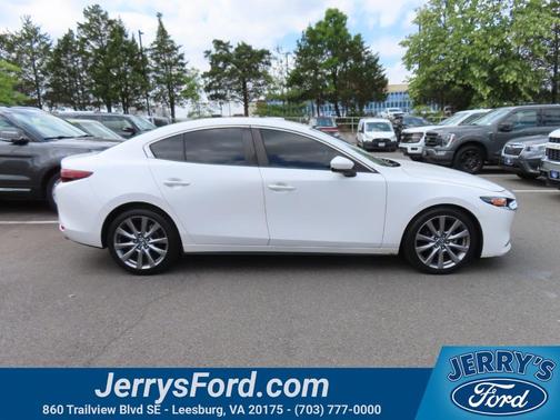 Snowflake White Pearl Mica 2019 Mazda Mazda3 FWD w/Select Package