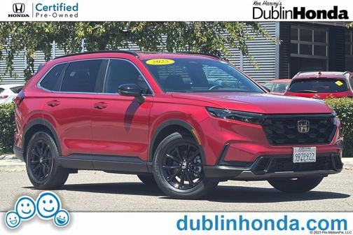 Radiant Red Metallic 2025 Honda CR-V Hybrid