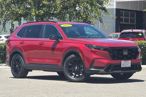 Radiant Red Metallic 2025 Honda CR-V Hybrid