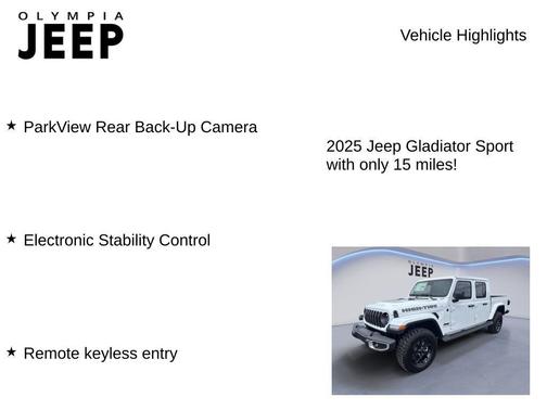 2025 Jeep Gladiator Sport