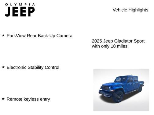 2025 Jeep Gladiator Sport