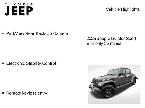 2025 Jeep Gladiator Sport