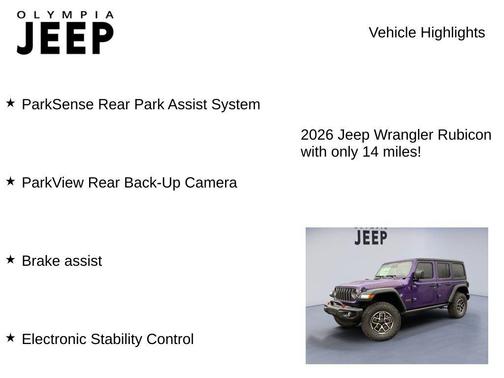 2026 Jeep Wrangler Rubicon