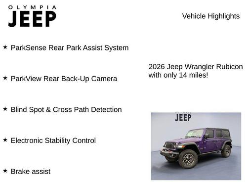 2026 Jeep Wrangler Rubicon
