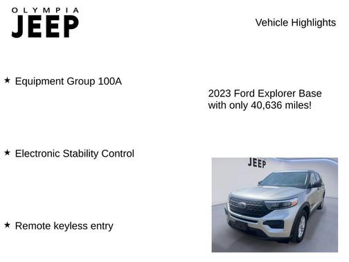 2023 Ford Explorer Base