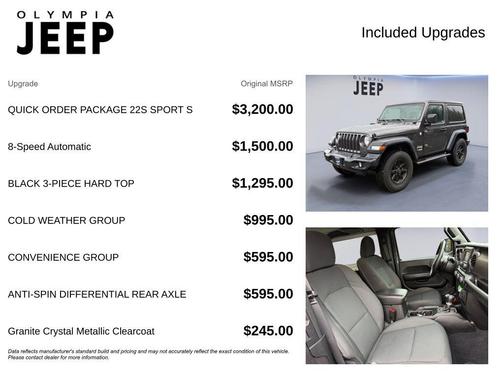 2020 Jeep Wrangler Sport S