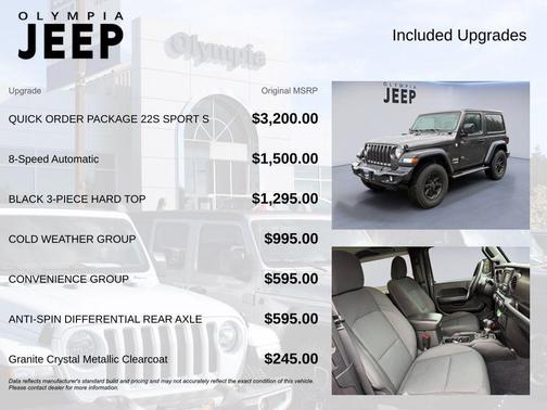 2020 Jeep Wrangler Sport S