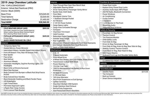 2019 Jeep Cherokee Latitude