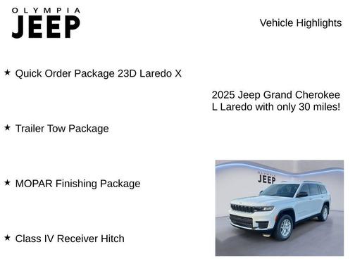 2025 Jeep Grand Cherokee L Laredo