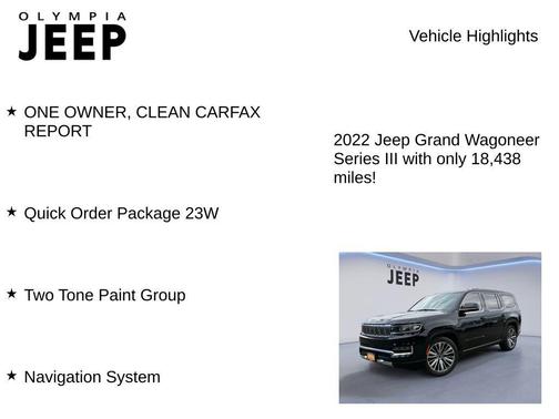 2022 Jeep Grand Wagoneer Series III