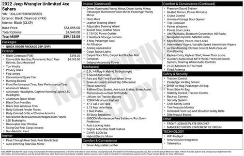 2022 Jeep Wrangler Unlimited 4xe Sahara