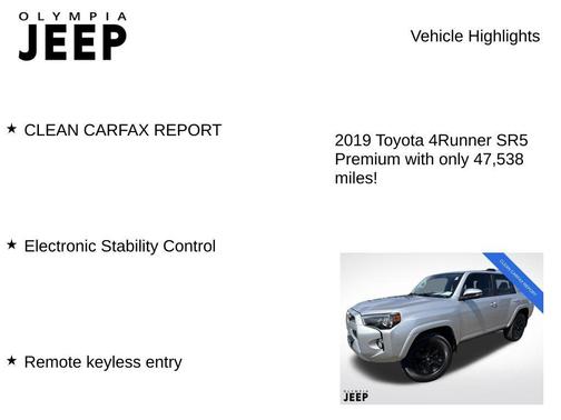 2019 Toyota 4Runner SR5 Premium