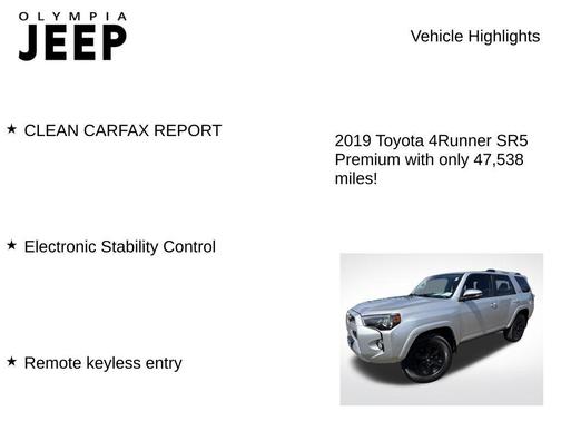 2019 Toyota 4Runner SR5 Premium