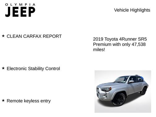 2019 Toyota 4Runner SR5 Premium