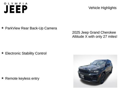 2025 Jeep Grand Cherokee Altitude