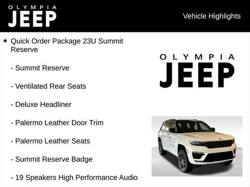 2025 Jeep Grand Cherokee Summit