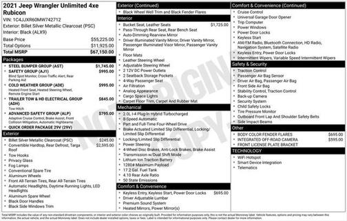 2021 Jeep Wrangler Unlimited 4xe Rubicon