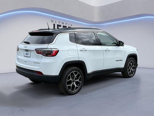 Bright White Clearcoat 2025 Jeep Compass Limited