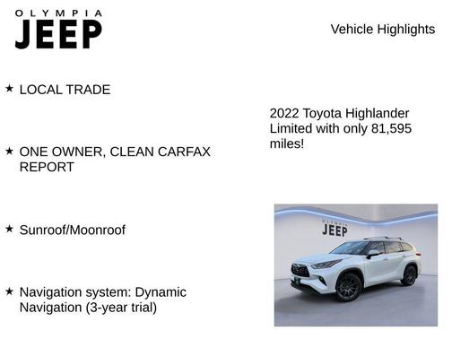 2022 Toyota Highlander Limited
