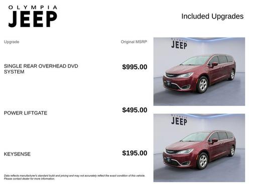 2018 Chrysler Pacifica Hybrid Touring Plus