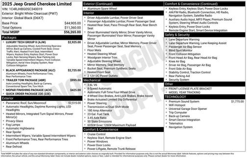 2025 Jeep Grand Cherokee Limited