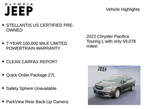 2022 Chrysler Pacifica Touring L