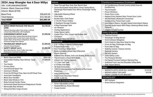 2024 Jeep Wrangler 4xe Willys