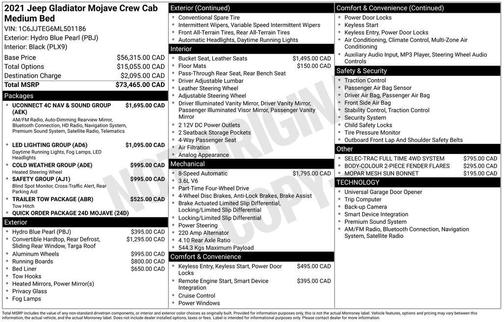 2021 Jeep Gladiator Mojave