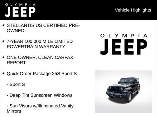 2021 Jeep Wrangler Sport S