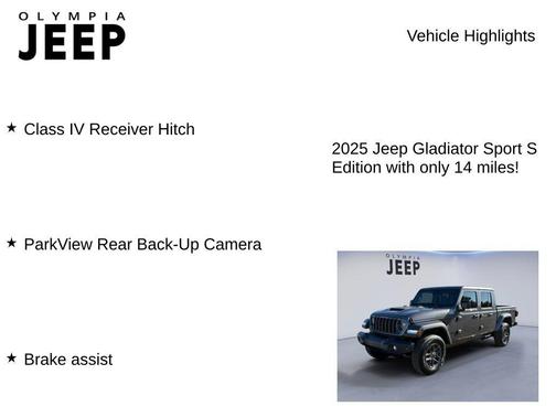 2025 Jeep Gladiator Sport S