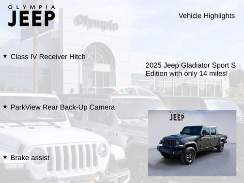 2025 Jeep Gladiator Sport S