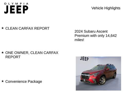 2024 Subaru Ascent Premium 7-Passenger