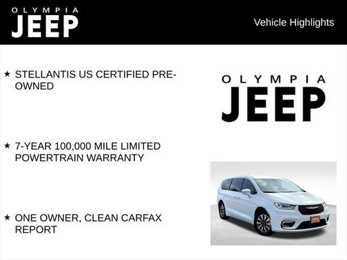 2022 Chrysler Pacifica Hybrid Touring L