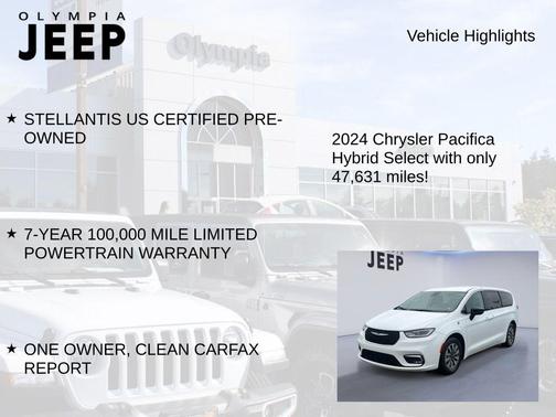 2024 Chrysler Pacifica Hybrid Select