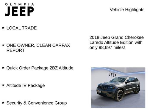 2018 Jeep Grand Cherokee Altitude