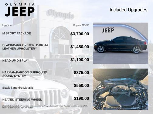 Black Sapphire Metallic 2020 BMW 430 i xDrive