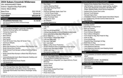 2024 Subaru Crosstrek Wilderness